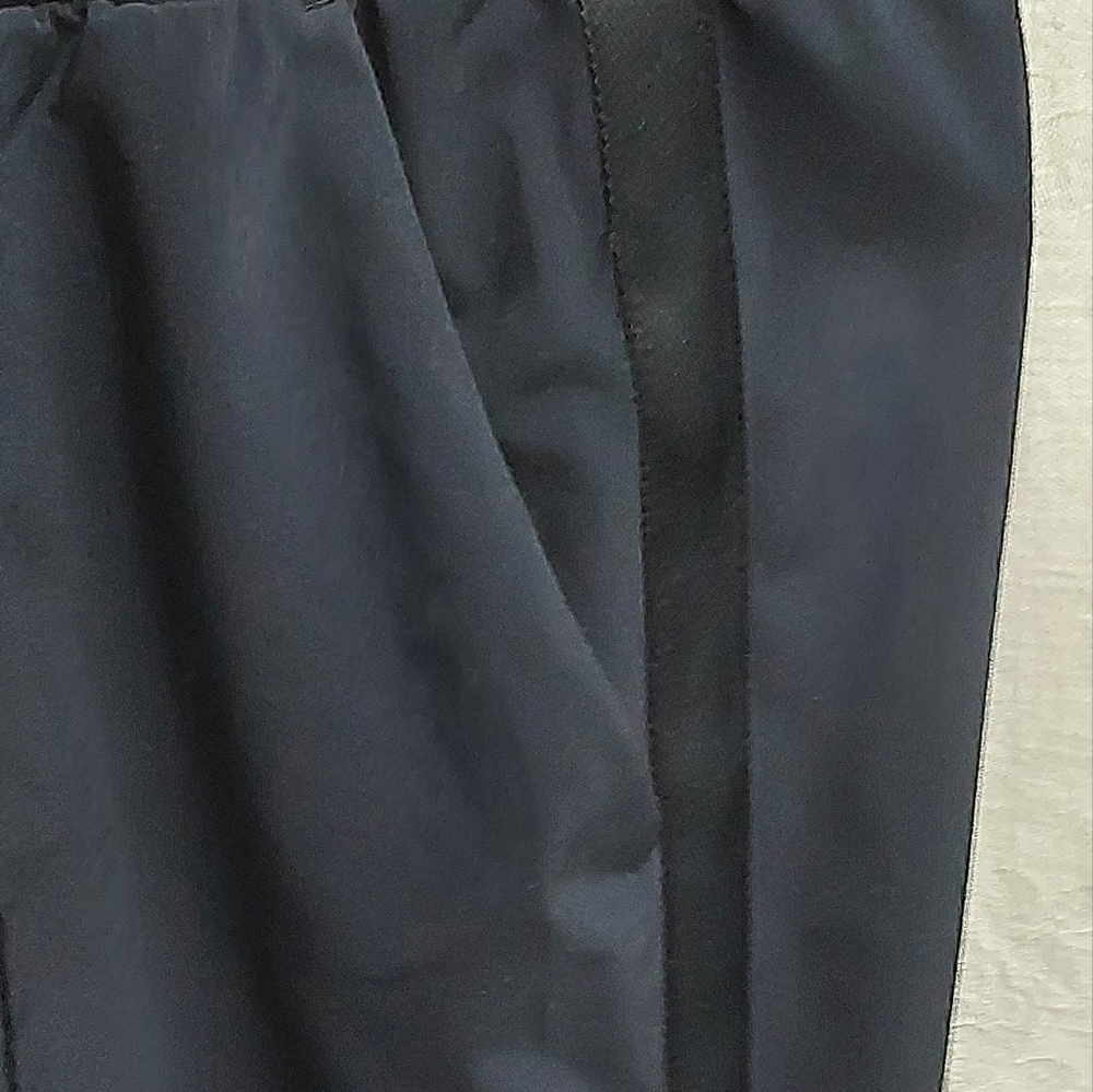 Athleta Womens Nolita Blue Wide Leg Pant With Elastic Waist And Zip Back Pockets - Picture 4 of 11